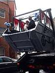 Married in a skip!